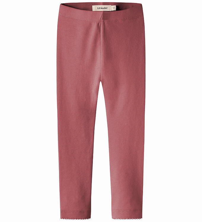 Lil Atelier Leggings - NmfGayo - Slim - Withered Rose