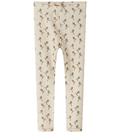 Lil Atelier Leggings - NmfGayo - Slim - Turtledove/Artichoke