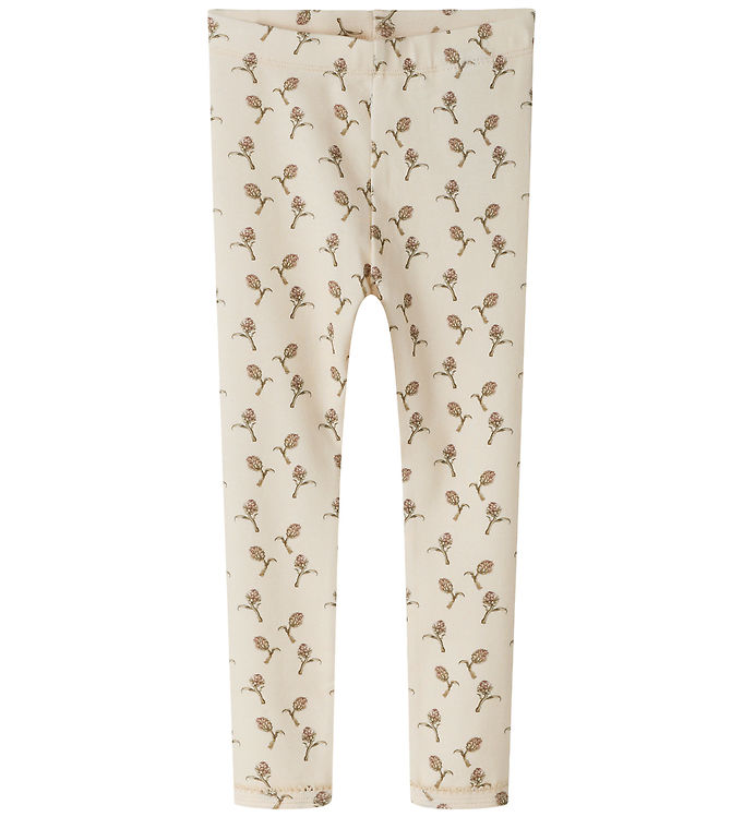 Lil Atelier Leggings - NmfGayo - Slim - Turtledove/Artichoke