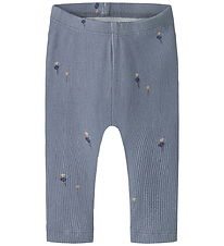 Name It Leggings - NbmNapoleon - Rib - Tradewinds