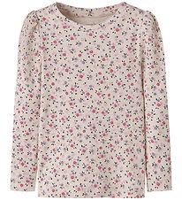 Name It Bluse - NmfNicole - Rib - Slim - Peyote Melange