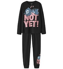 Name It Nattøj - 2-delt - Noos - NkfAnda Nightset - Sort