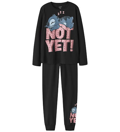 Name It Nattøj - 2-delt - Noos - NkfAnda Nightset - Sort