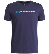 Under Armour T-shirt - Logo Wordmark - Midnight Navy