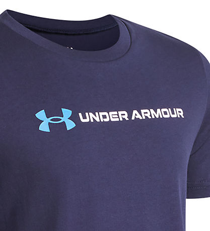 Under Armour T-shirt - Logo Wordmark - Midnight Navy