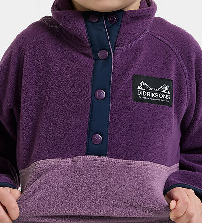 Didriksons Fleecetrøje - Monte - Northen Purple