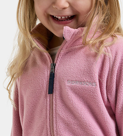 Didriksons Fleecejakke - Monte - Oyster Pink