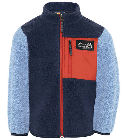 Didriksons Fleecejakke - Teddy - Anten - Winter Blue