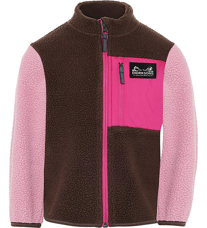 Didriksons Fleecejakke - Teddy - Anten - Oyster Pink