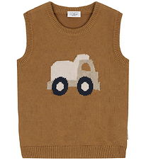 Hust and Claire Vest - Strik - HCPerry Lorry - Beige Melange