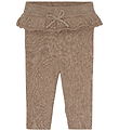 Hust and Claire Leggings - Rib - Strik - HCLisa - Biscuit
