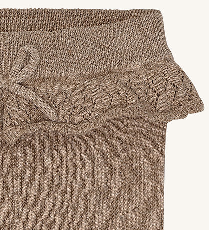 Hust and Claire Leggings - Rib - Strik - HCLisa - Biscuit
