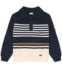 Hust and Claire Bluse - Strik - HCPelle Stripe - Blues