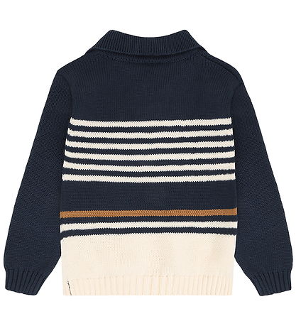 Hust and Claire Bluse - Strik - HCPelle Stripe - Blues