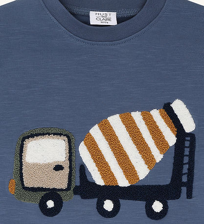 Hust and Claire Bluse - HCSejer Mixer Truck - Vintage Indigo