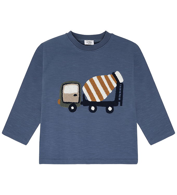 Hust and Claire Sweatshirt - HCSejer - Vintage Indigo m. Cementb