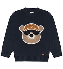 Hust and Claire Bluse - Strik - HcPelle Bear - Blues