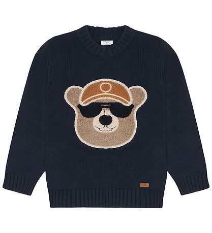 Hust and Claire Bluse - Strik - HcPelle Bear - Blues