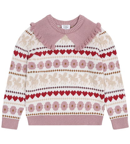 Hust and Claire Bluse - Strik - HcPippa Unicorn - Ivory