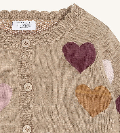 Hust and Claire Cardigan - Strik - HcCilja Lovely - Biscuit