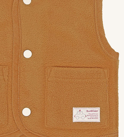 Hust and Claire Vest - Fleece - HCFleece - Chipmunk