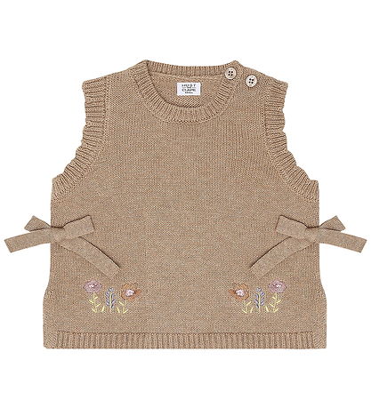 Hust and Claire Vest - Strik - HcNadina - Biscuit