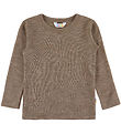 Joha Bluse - Uld/Silke - Brun