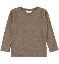 Joha Bluse - Uld/Silke - Brun