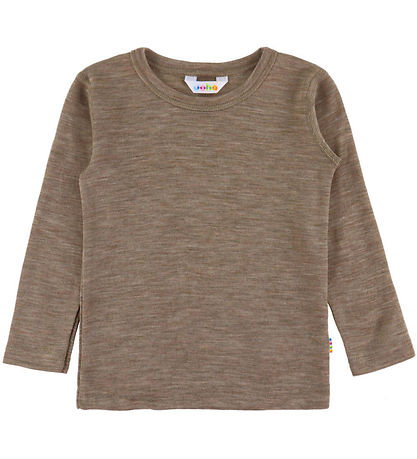 Joha Bluse - Uld/Silke - Brun