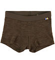Joha Boxershorts - Uld/Silke - Mørkebrun
