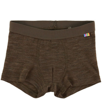 Joha Boxershorts - Uld/Silke - Mørkebrun