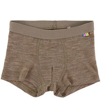 Joha Boxershorts - Uld/silke - Brun