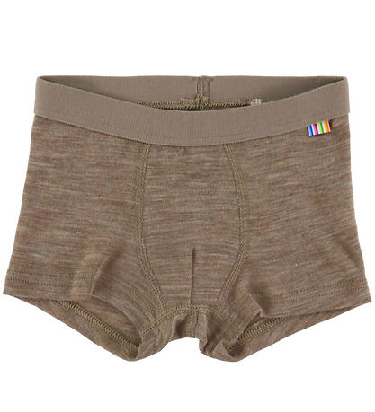 Joha Boxershorts - Uld/silke - Brun