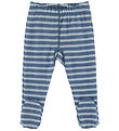 Joha Leggings m. Fødder - Uld - Mørkeblå