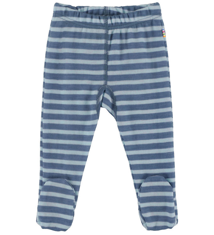 Joha Leggings m. Fødder - Uld - Mørkeblå