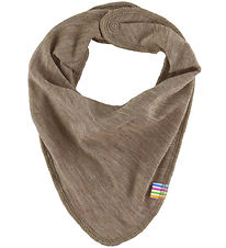 Joha Teething Bib - Wool/Silk - Brown