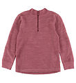 Joha Bluse - Uld - Bordeaux