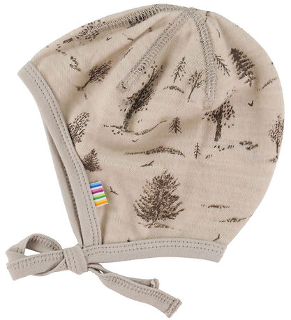 Joha Hjelm - Uld - Beige m. Træer