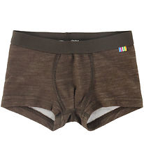 Joha Boxershorts - Uld - Mørkebrun
