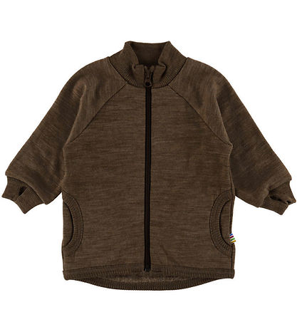 Joha Cardigan - Uld - Mørkebrun