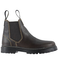 Angulus Støvler - Narrow to Nor - Dark Brown/Brown Elastic