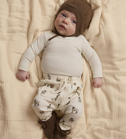 Lil Atelier Bukser - NbmGavo - Loose - Turtledove/Sheep