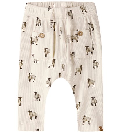 Lil Atelier Bukser - NbmGavo - Loose - Turtledove/Sheep