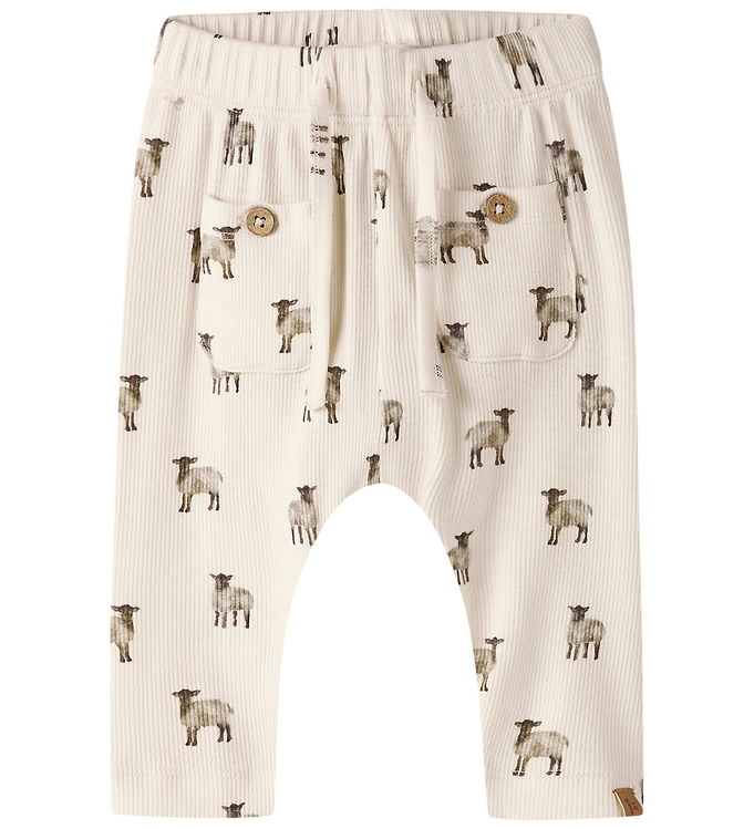 Lil Atelier Bukser - NbmGavo - Loose - Turtledove/Sheep