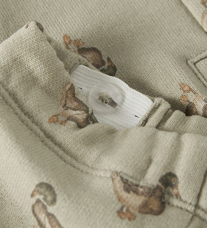 Lil Atelier Sweatpants - NbmJobo - Moss Gray/Duck