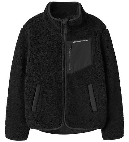 Name it Fleecejakke - NknMattia - Black