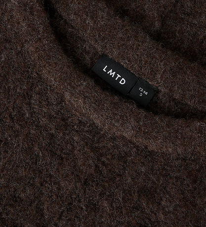 LMTD Sweatshirt - NlfkLeavecable - Strik - Chocolate Brown