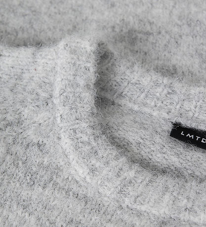 LMTD Sweatshirt - NlfBullo - Strik - Light Grey Melange