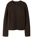 LMTD Sweatshirt - NlfBullo - Strik - Black Coffee