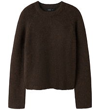 LMTD Sweatshirt - NlfBullo - Strik - Black Coffee